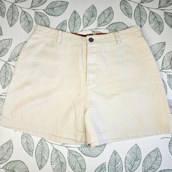 Horny Toad Classic Cream Women's Shorts, Size 12 - Picture 1 of 7